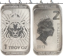 Продать Монеты Ниуэ 2 доллара 2013 Серебро