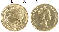 Продать Монеты Новая Зеландия 1 доллар 1990 Латунь