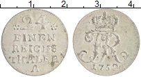 Продать Монеты Пруссия 1/24 талера 1752 Серебро
