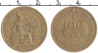 Продать Монеты Веймарская республика 100 марок 1922 Бронза