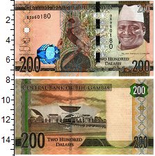 Продать Банкноты Гамбия 200 даласи 2015 