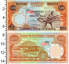 Продать Банкноты Самоа 20 тала 2002 
