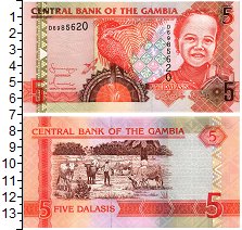 Продать Банкноты Гамбия 5 даласи 0 