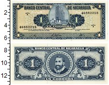 Продать Банкноты Никарагуа 1 кордоба 1968 