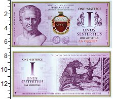 Продать Банкноты Италия 1 сестерций 2018 