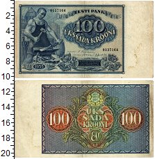 Продать Банкноты Эстония 100 крон 1935 