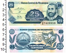 Продать Банкноты Никарагуа 25 сентаво 1991 