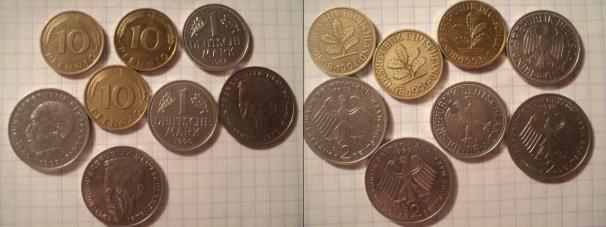 немецкие монеты марки