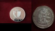 Аукцион: лот Мальта 5 лир 10 экю Ag 925 1993