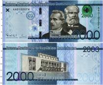 Продать Банкноты Доминиканская республика 2000 песо 2004 