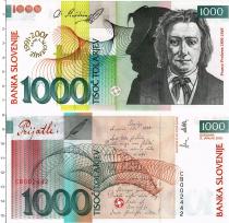 Продать Банкноты Словения 1000 толаров 2001 