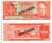 Продать Банкноты Парагвай 5000 гуарани 1963 