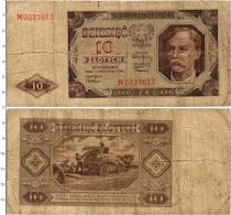 Продать Банкноты Польша 10 злотых 1948 