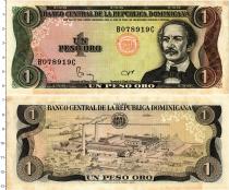 Продать Банкноты Доминиканская республика 1 песо 1984 