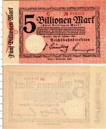 Продать Банкноты Веймарская республика 5000000000 марок 1923 