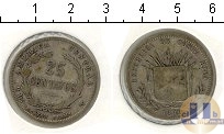 Продать Монеты Коста-Рика 25 сентаво 1889 Серебро
