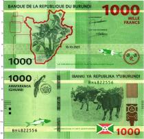 Продать Банкноты Бурунди 1000 франков 2023 