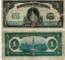 Продать Банкноты Канада 1 доллар 1917 