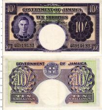 Продать Банкноты Ямайка 10 шиллингов 1958 