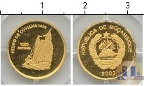 Продать Монеты Мозамбик 1000 метикаль 2003 Золото