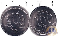 Продать Монеты Ливан 100 ливр 2003 Никель