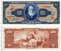 Продать Банкноты Бразилия 100 крузейро 1964 
