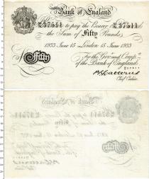 Продать Банкноты Великобритания 50 фунтов 1933 