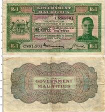 Продать Банкноты Маврикий 1 рупия 1940 