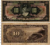 Продать Банкноты Бразилия 10000 рейс 1926 