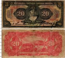 Продать Банкноты Бразилия 20000 рейс 1926 