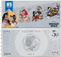 Продать Банкноты Ниуэ 1 доллар 2019 Серебро