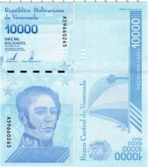 Продать Банкноты Венесуэла 10000 боливар 2019 