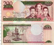 Продать Банкноты Доминиканская республика 200 песо 2009 