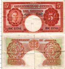 Продать Банкноты Ямайка 5 шиллингов 1950 
