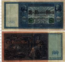 Продать Банкноты Германия 100 марок 1910 