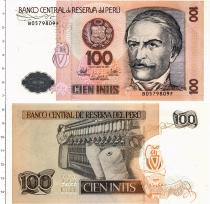 Продать Банкноты Перу 100 инти 1987 