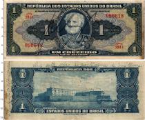 Продать Банкноты Бразилия 1 крузейро 1944 