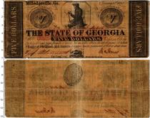 Продать Банкноты США 5 долларов 1862 