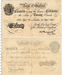 Продать Банкноты Великобритания 20 фунтов 1934 
