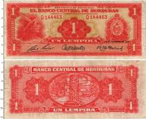Продать Банкноты Гондурас 1 лемпира 1951 