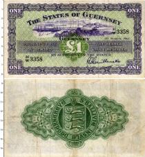 Продать Банкноты Гернси 1 фунт 1962 