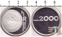 Продать Монеты Словения 2000 толаров 2001 Серебро