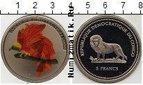 Продать Монеты Конго 5 франков 2004 Медно-никель