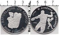 Продать Монеты Конго 1000 франков 1995 Серебро