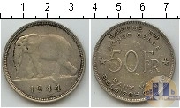 Продать Монеты Конго 50 франков 1944 Серебро