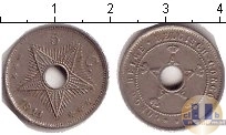 Продать Монеты Конго 5 сентим 1911 Медно-никель