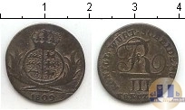 Продать Монеты Вюртемберг 3 крейцера 0 Серебро