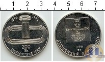 Продать Монеты Словакия 200 крон 1996 