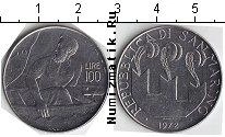 Продать Монеты Сан-Марино 100 лир 1972 Медно-никель
