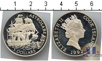 Продать Монеты Острова Кука 10 долларов 1992 Серебро